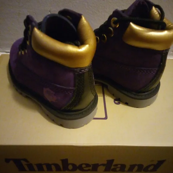 ✨ Host Pick ✨ Timberland Boots, *NIB*, Girls,Boots, Size 6, Color Purple, Gold