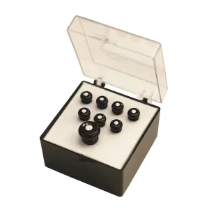 18APP21 Set Pin Black, White Inlay