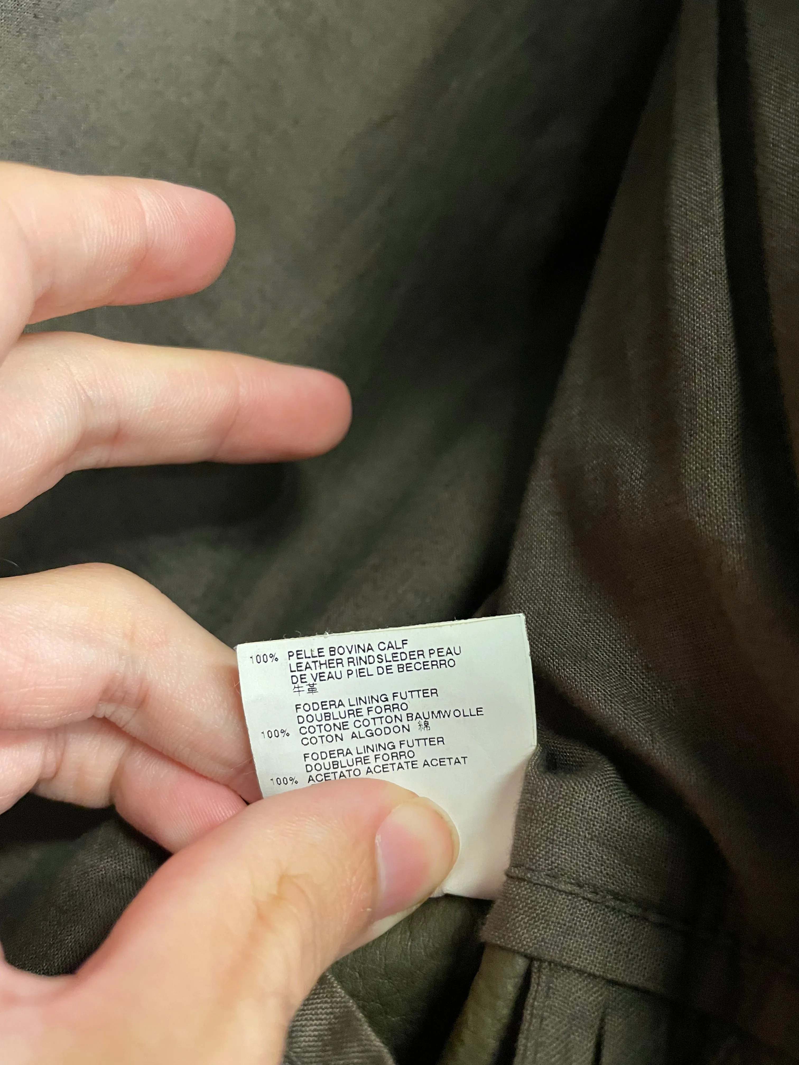 2010 Maison Margiela 5 zip leather jacket