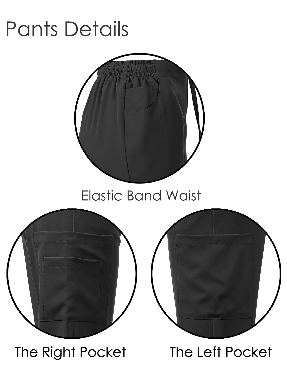 4-Way Stretch Split V-Neck Scrub Sets [FS2204]