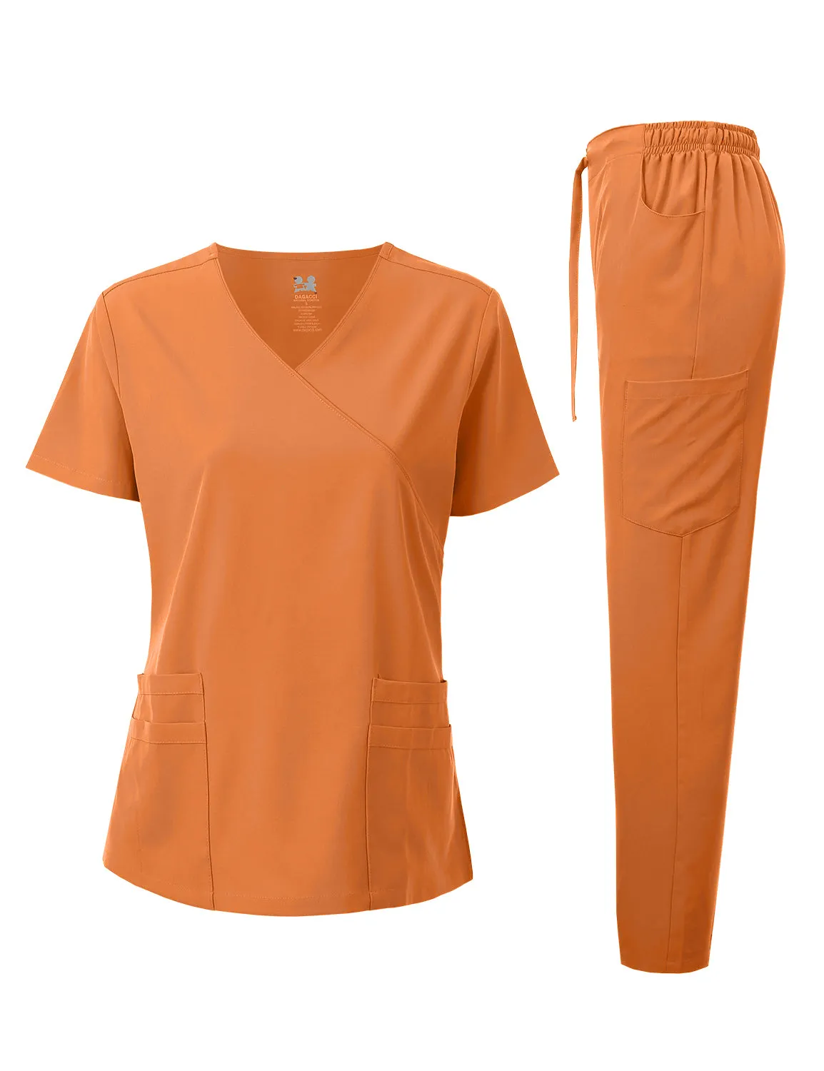 4-Way Stretch Y-Neck Medical Scrub Sets [FS2103]