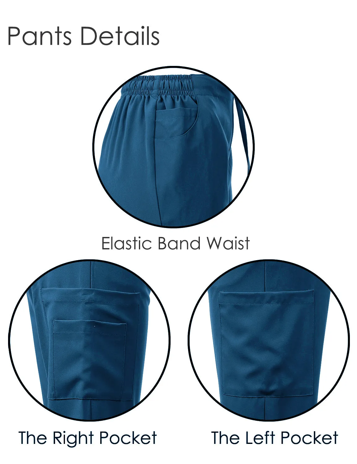 4-Way Stretch Y-Neck Medical Scrub Sets [FS2103]