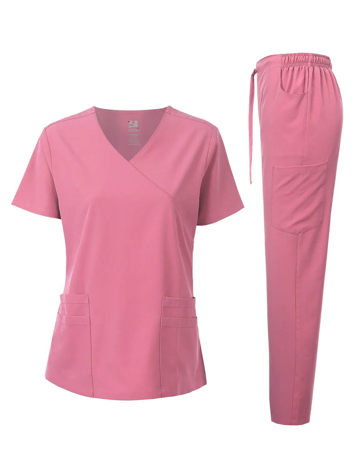 4-Way Stretch Y-Neck Medical Scrub Sets [FS2103]