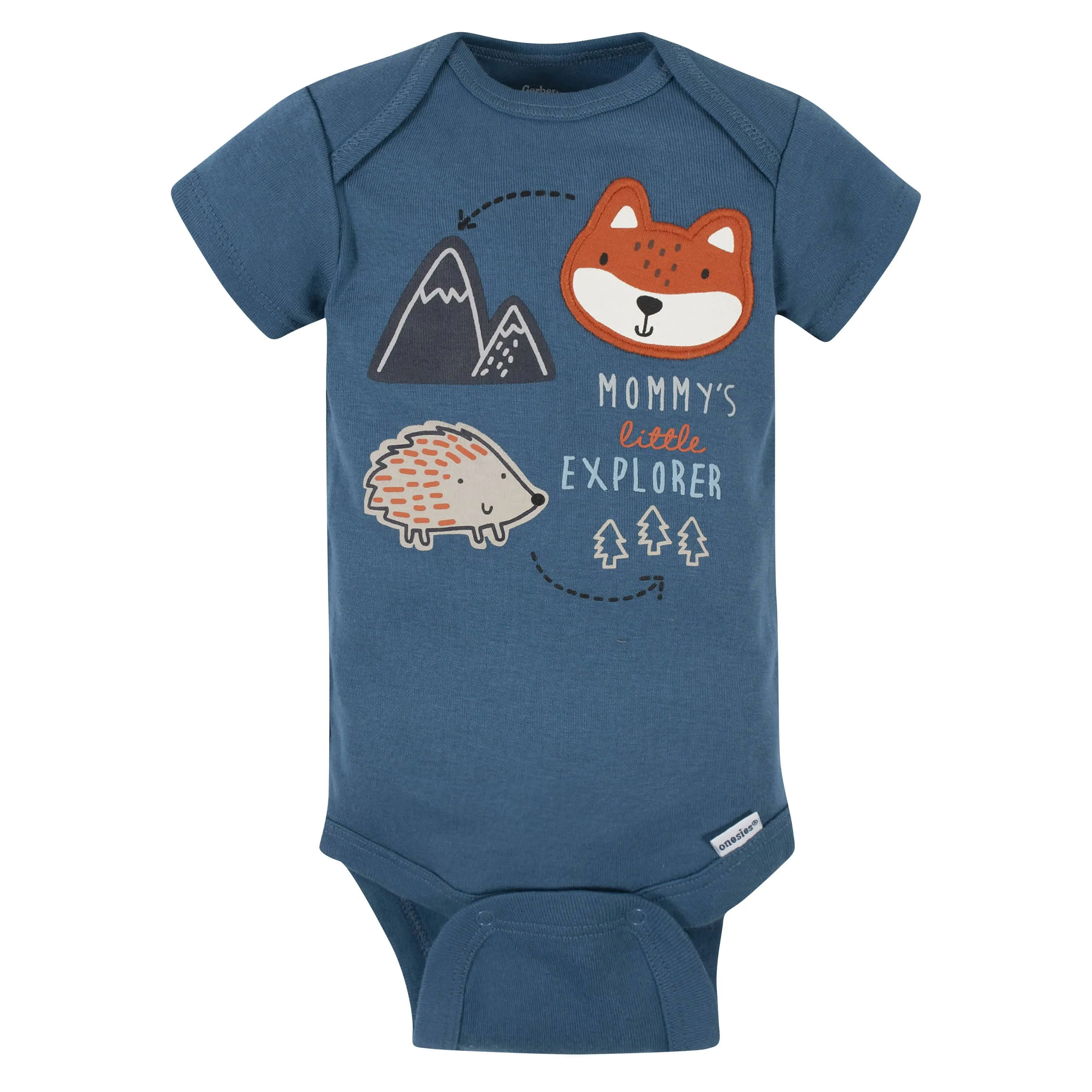 5-Pack Baby Boys Fox Short Sleeve Onesies® Bodysuits