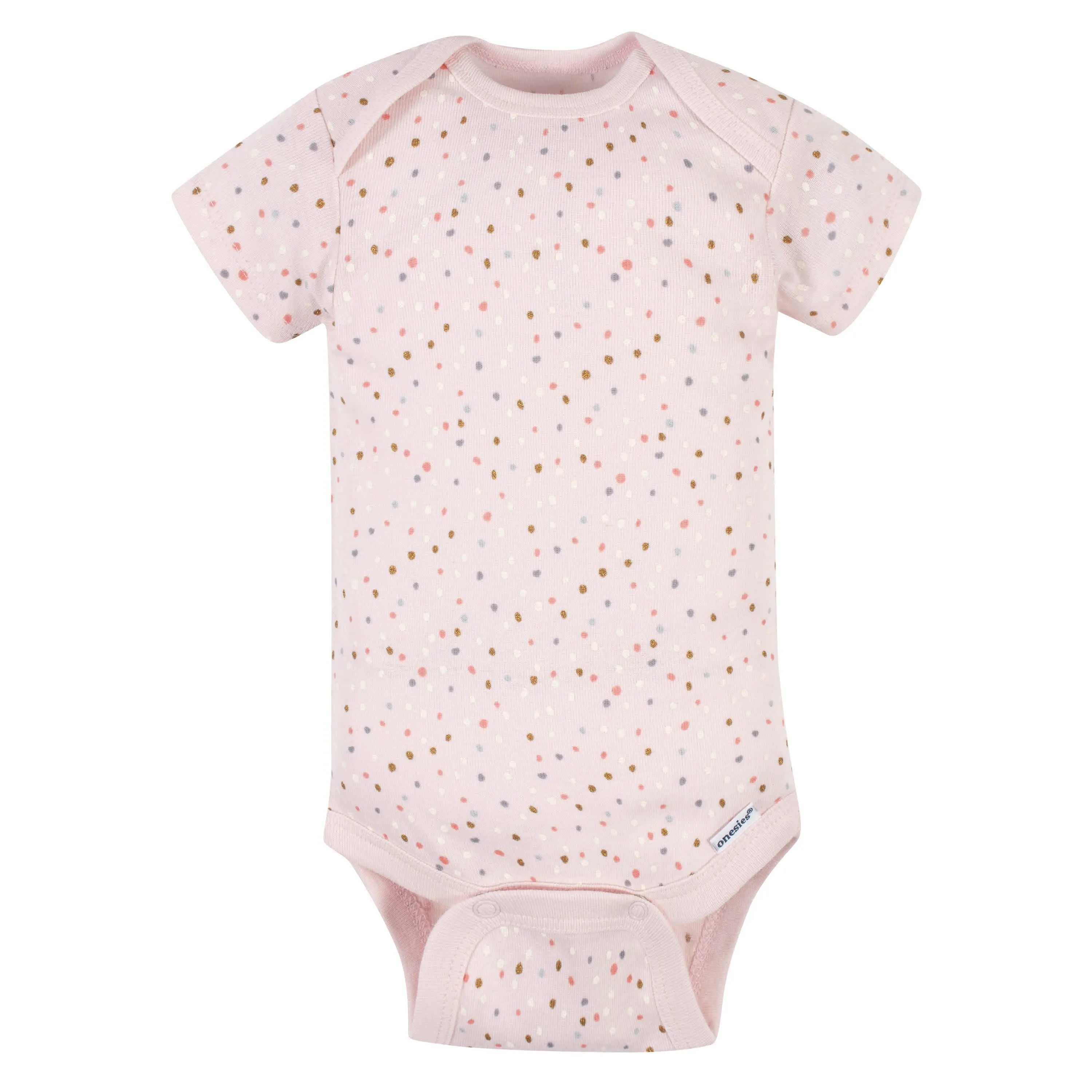 5-Pack Baby Girls Ballerina Short Sleeve Onesies® Bodysuits