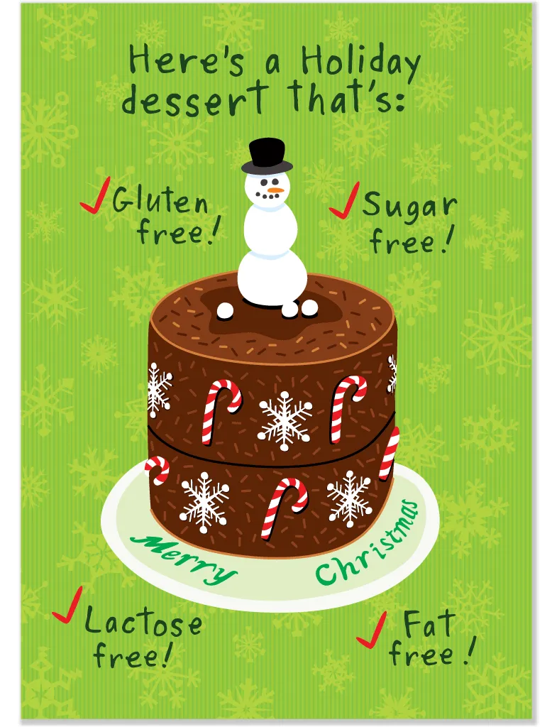 722 Christmas Cake (Christmas Card)