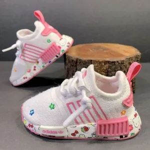 Adidas NMD R1 Hello Kitty Toddler Kids Sneakers Shoe Size 5K