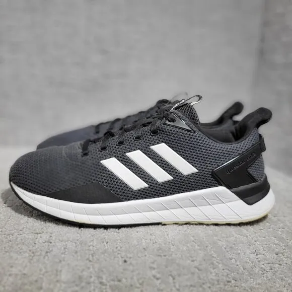 Adidas Questar Ride Cloudfoam Men's Size 12 US Black White Sneakers DB1346