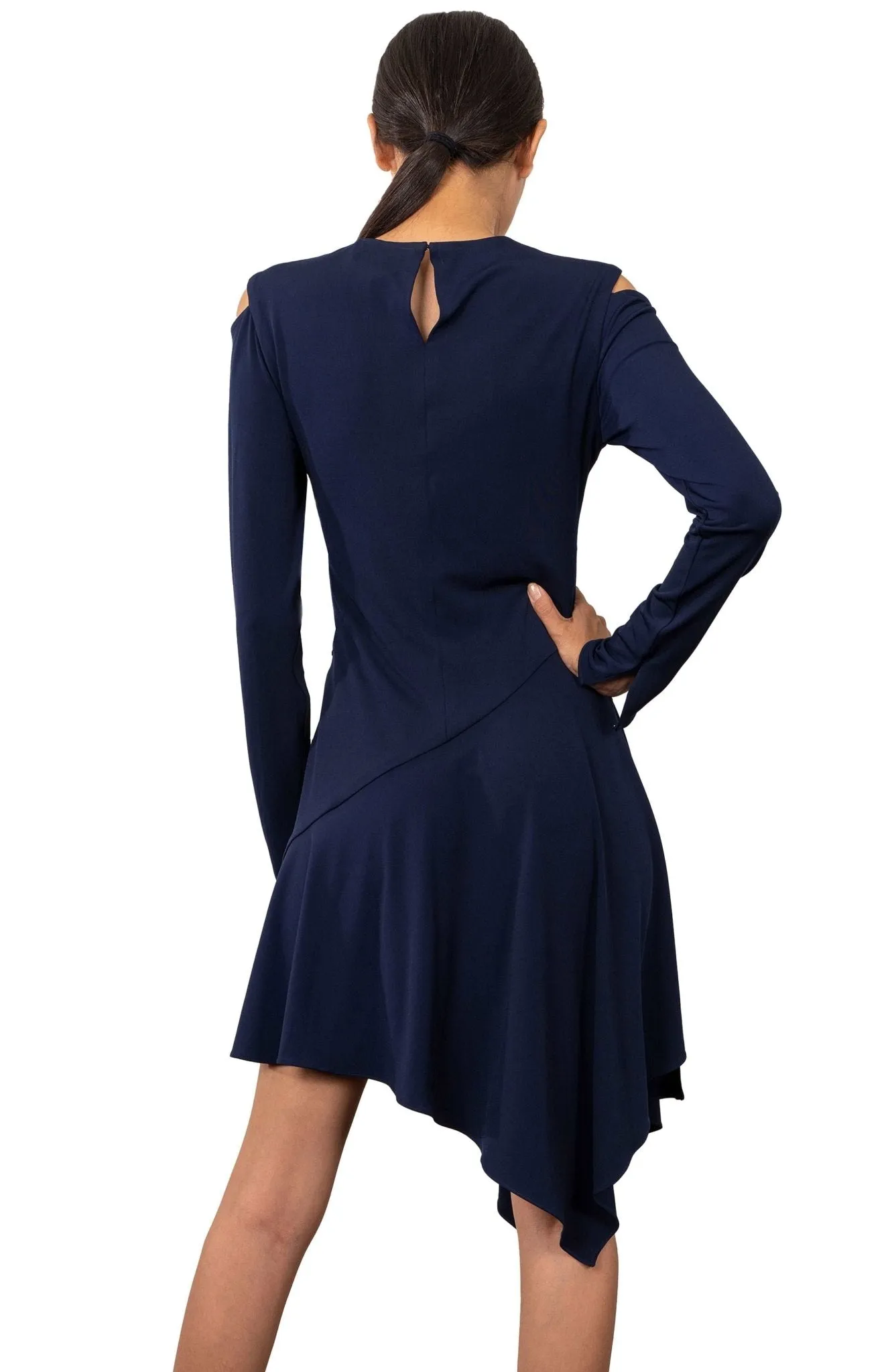 Aerope | Asymmetrical Jersey Dress