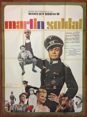 Affiche MARTIN SOLDAT Michel Deville ROBERT HIRSCH 120x160cm