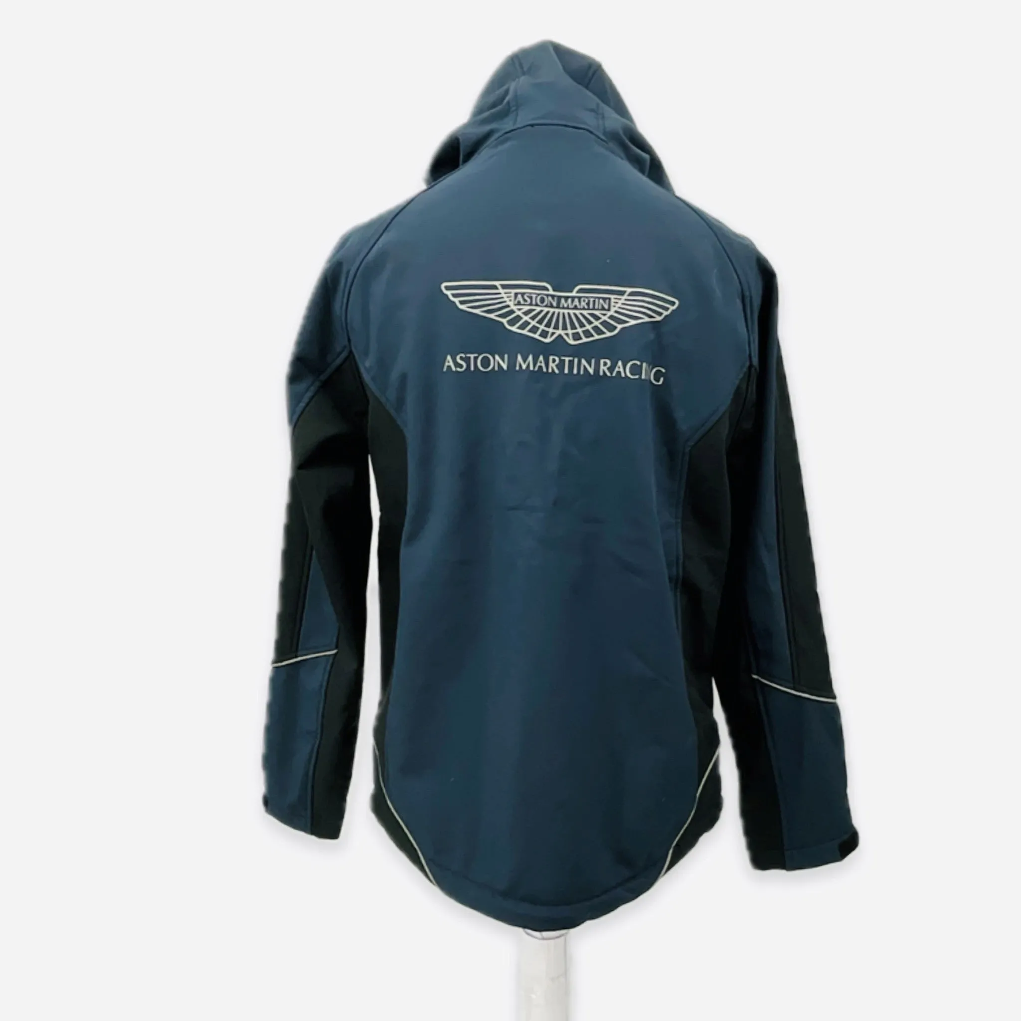 AMR Aston Martin Racing Whitebridge Motorsport British GT Team Issue Full Zip Hooded Softshell Jacket