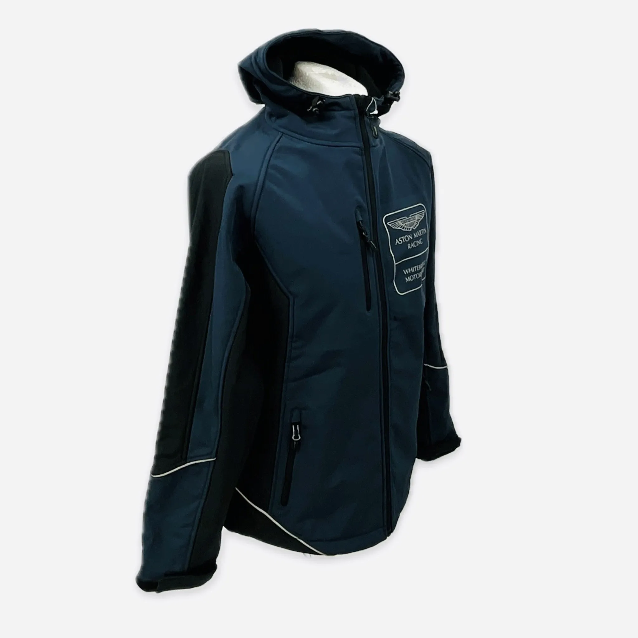 AMR Aston Martin Racing Whitebridge Motorsport British GT Team Issue Full Zip Hooded Softshell Jacket