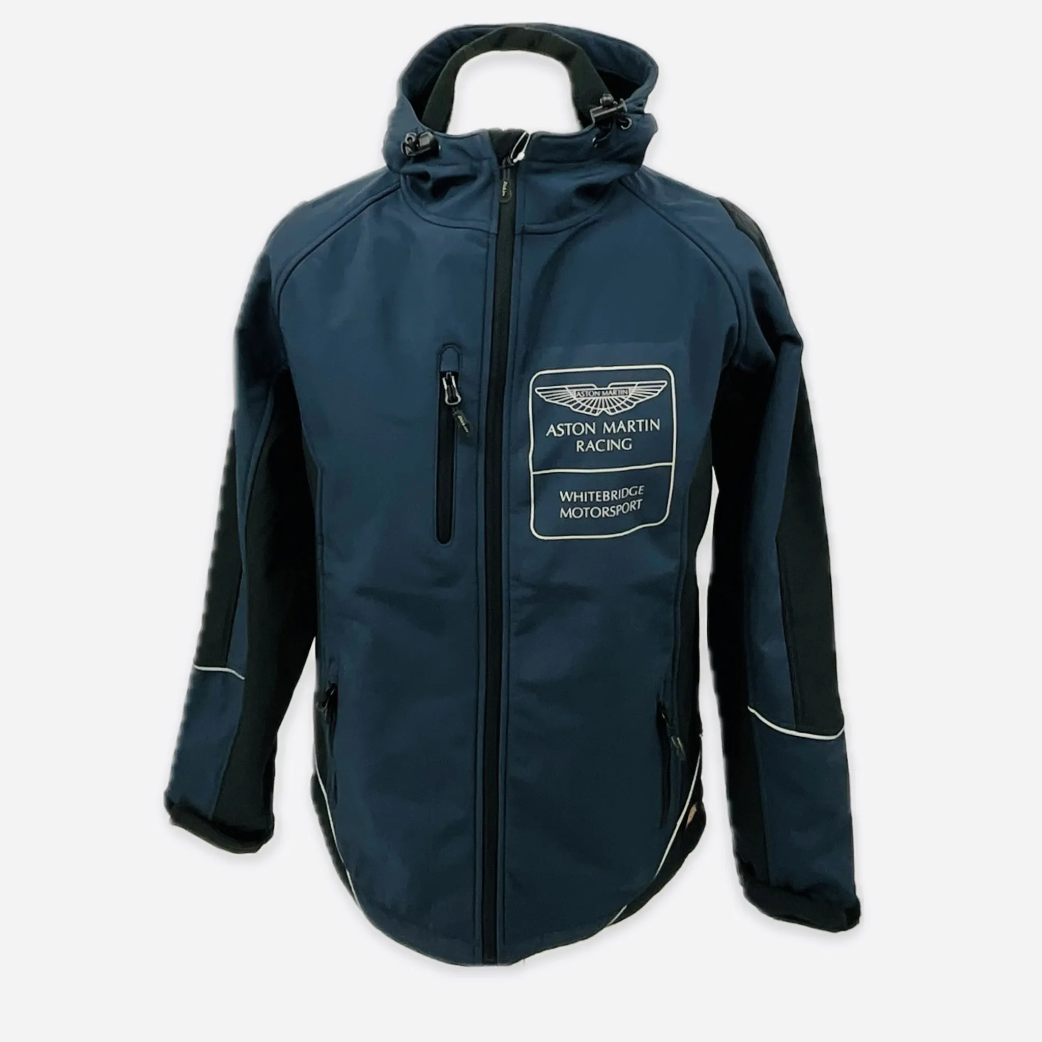 AMR Aston Martin Racing Whitebridge Motorsport British GT Team Issue Full Zip Hooded Softshell Jacket