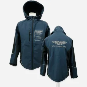AMR Aston Martin Racing Whitebridge Motorsport British GT Team Issue Full Zip Hooded Softshell Jacket