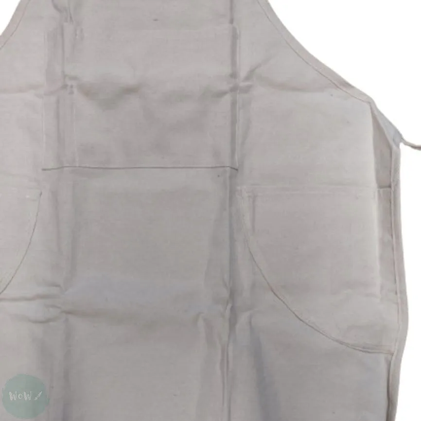 APRON - Global Art - Natural Canvas Apron