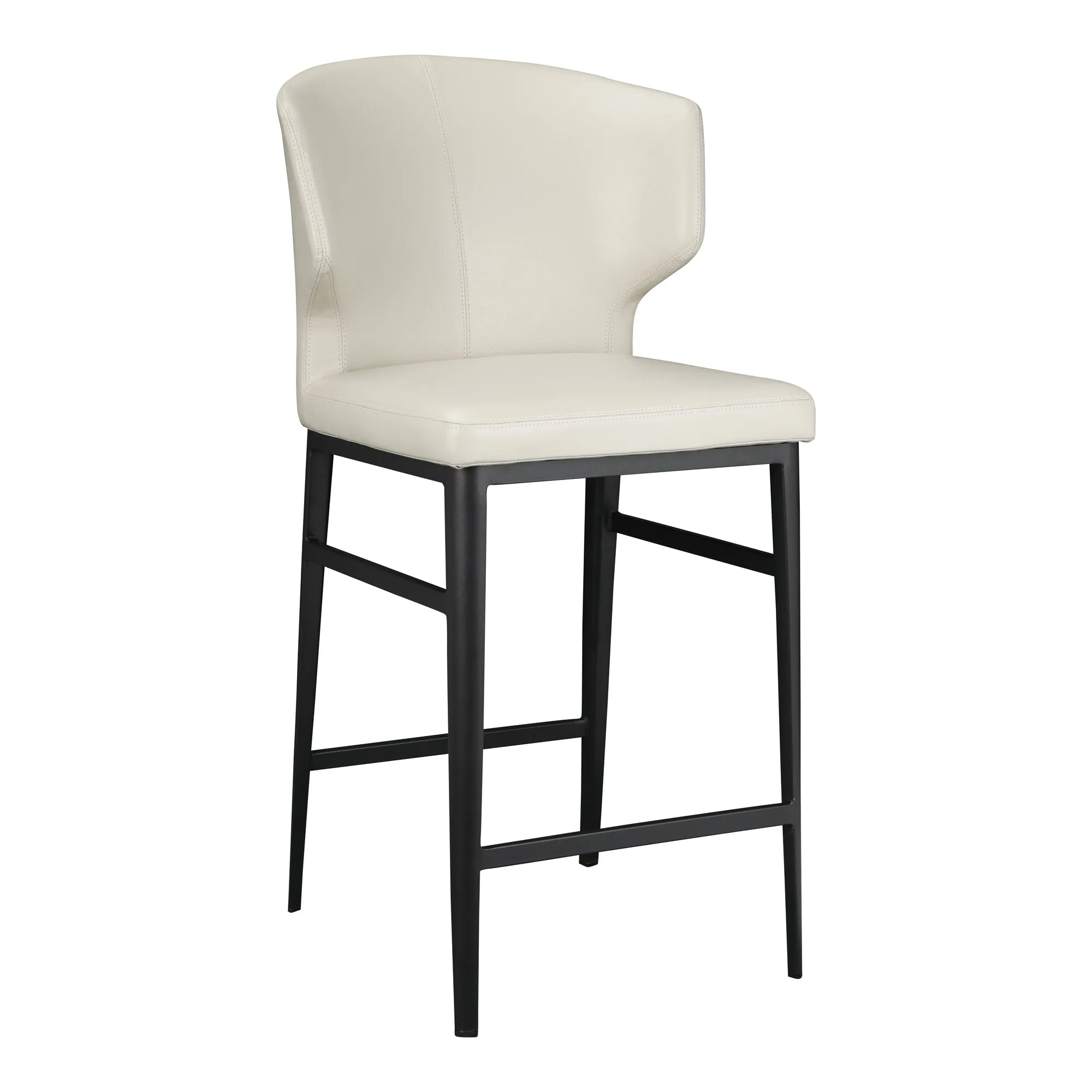 Artful Hourglass Counter Stool