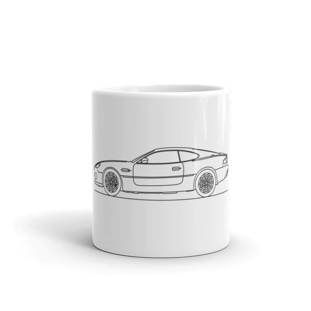 Aston Martin DB7 Silhouette Mug