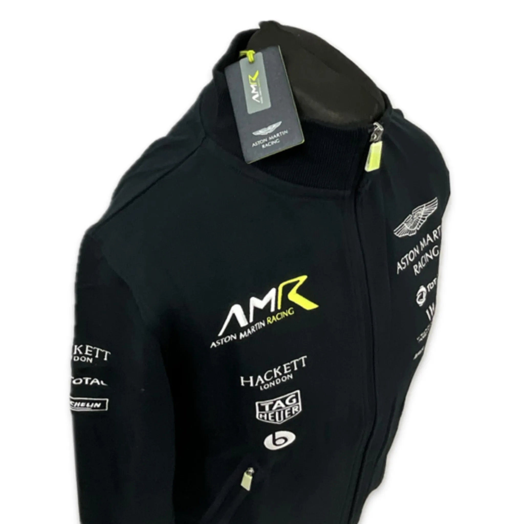 Aston Martin Racing AMR Team Issue Full Zip Sweatshirt Dark Blue Early -2018