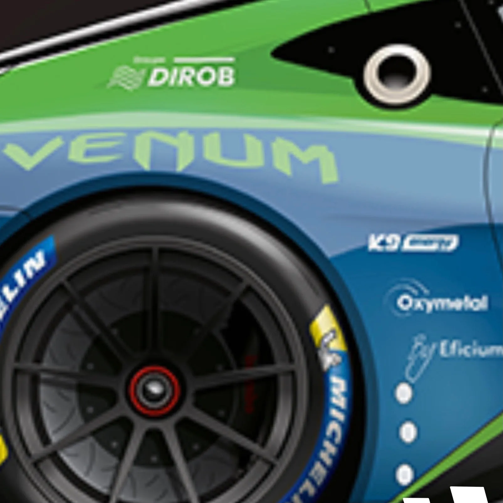 Aston Martin Racing LM GTE AM Aston Martin Vantage AMR TF Sport #72 2023 Le Mans Race Damaged Carbon Fibre Rear Quarter Panel