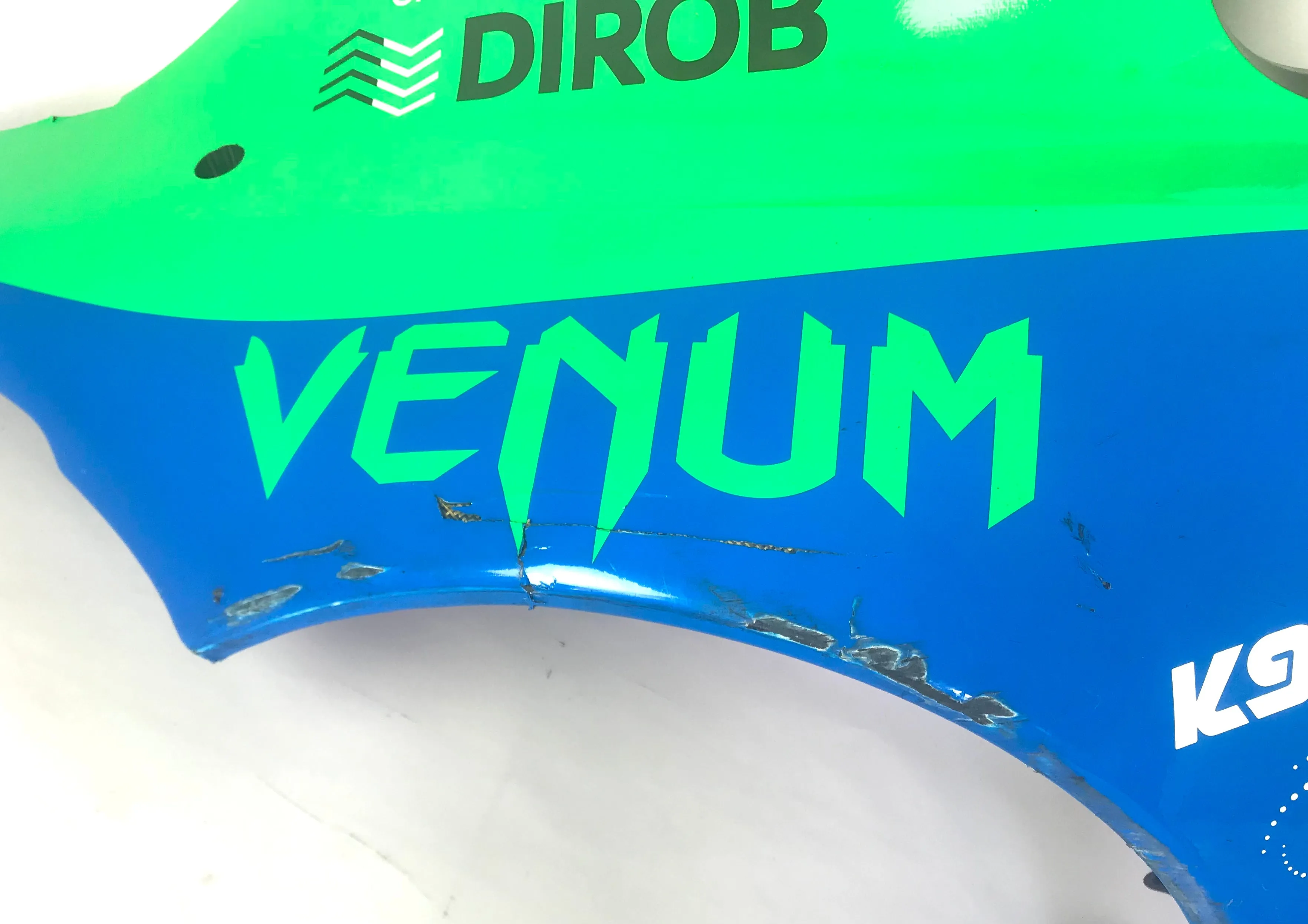 Aston Martin Racing LM GTE AM Aston Martin Vantage AMR TF Sport #72 2023 Le Mans Race Damaged Carbon Fibre Rear Quarter Panel