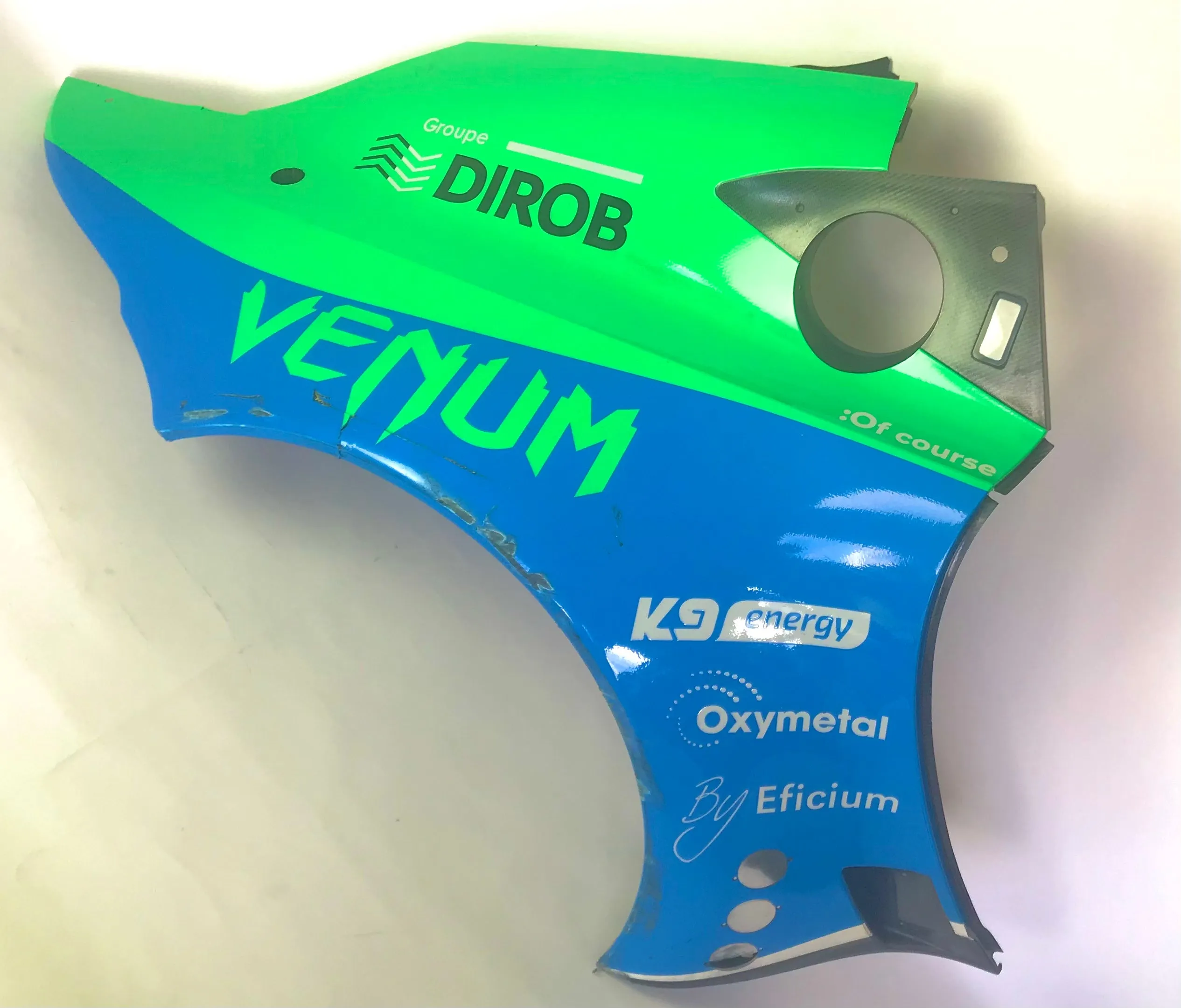 Aston Martin Racing LM GTE AM Aston Martin Vantage AMR TF Sport #72 2023 Le Mans Race Damaged Carbon Fibre Rear Quarter Panel