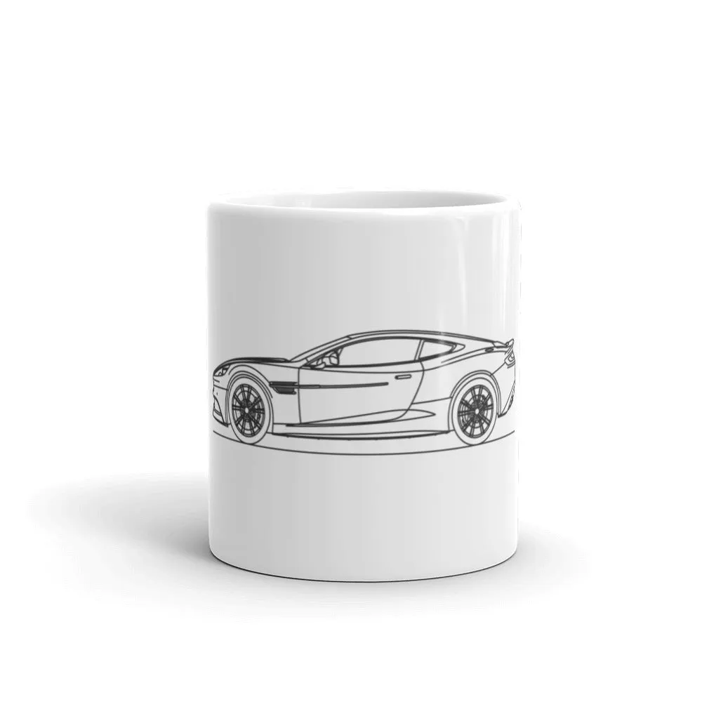 Aston Martin Vanquish Silhouette Mug
