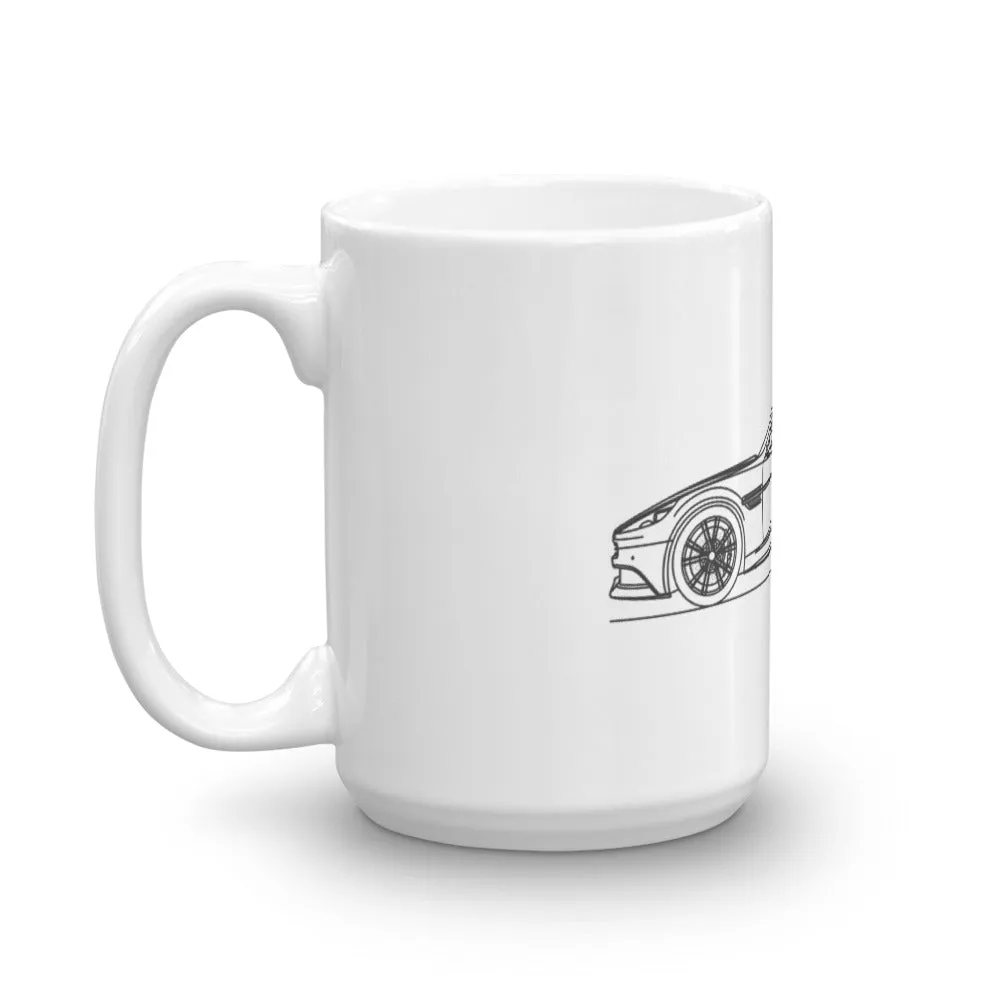 Aston Martin Vanquish Silhouette Mug