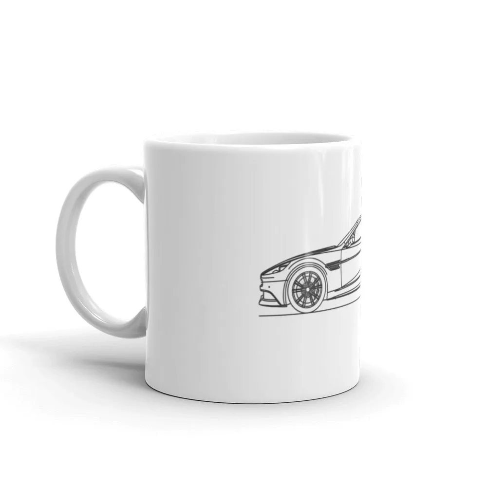 Aston Martin Vanquish Silhouette Mug
