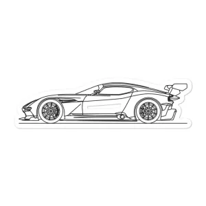 Aston Martin Vulcan Outline Sticker