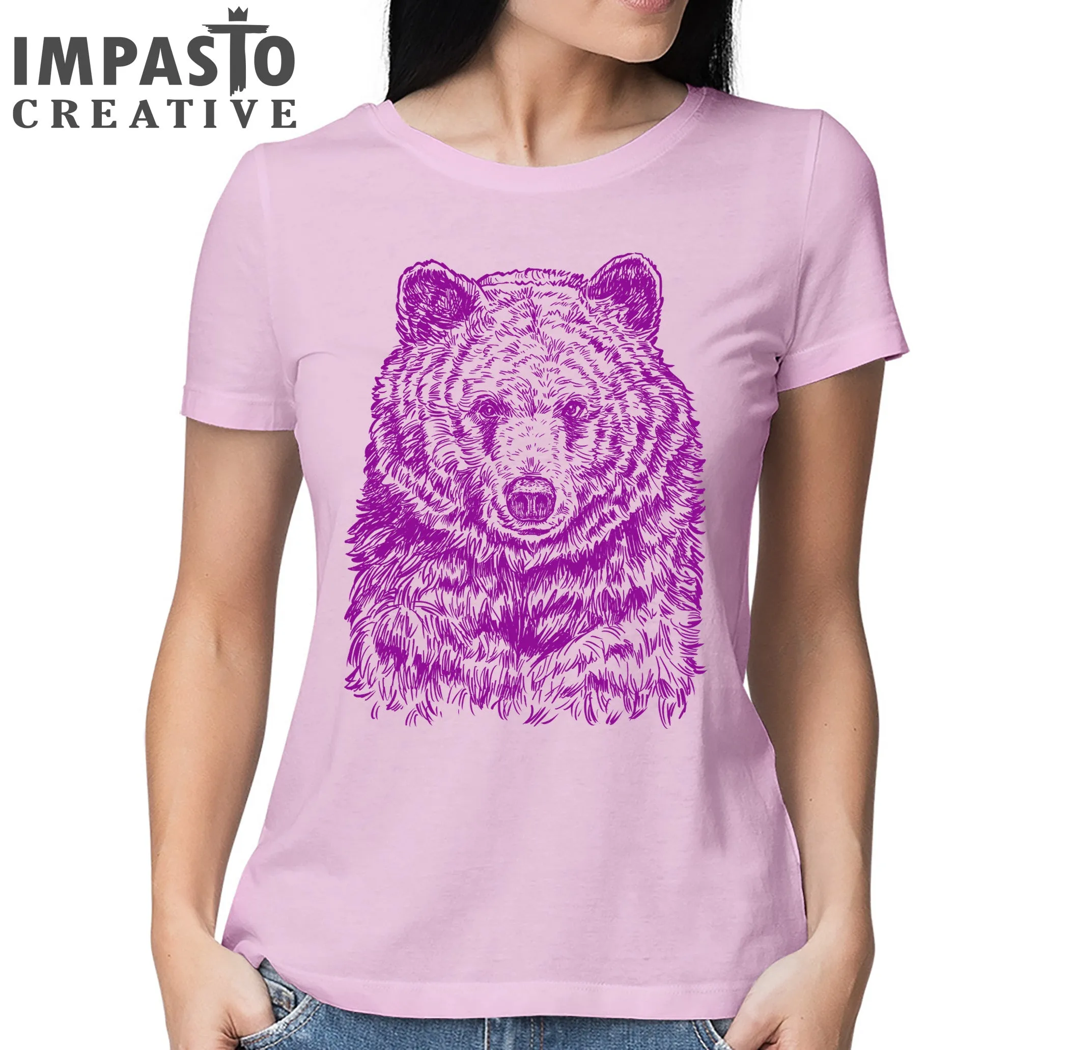 Bear Art, Mens Womens Unisex graphic tee