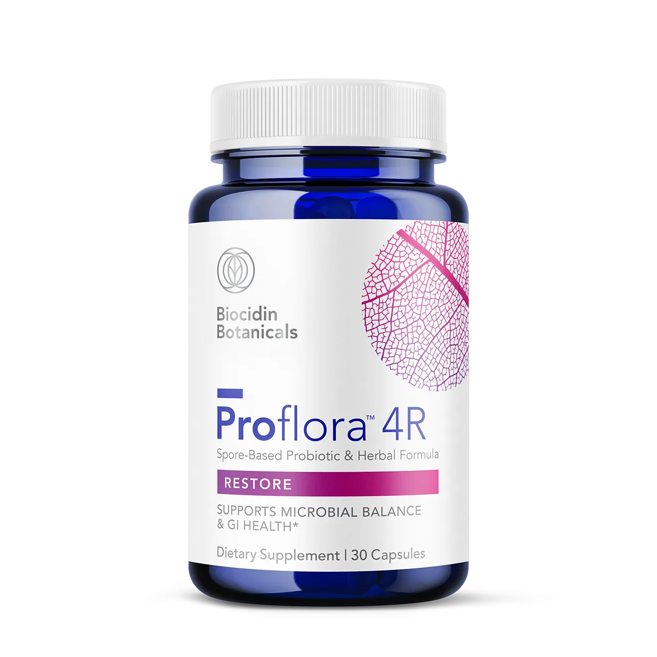 Biocidin Botanicals Proflora 4R Restorative Probiotic - 30 Capsules