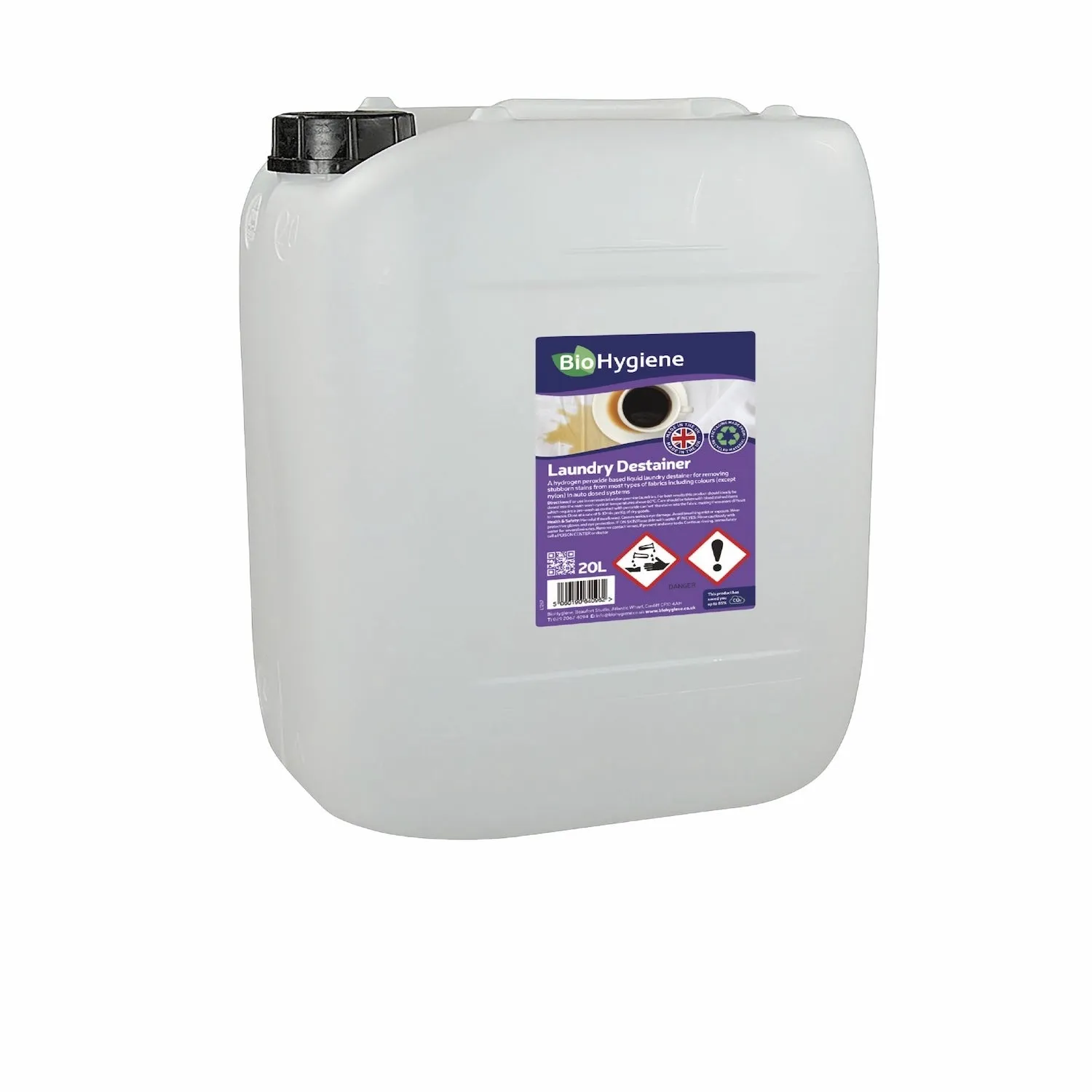 BioHygiene Laundry Destainer | 20L | Single