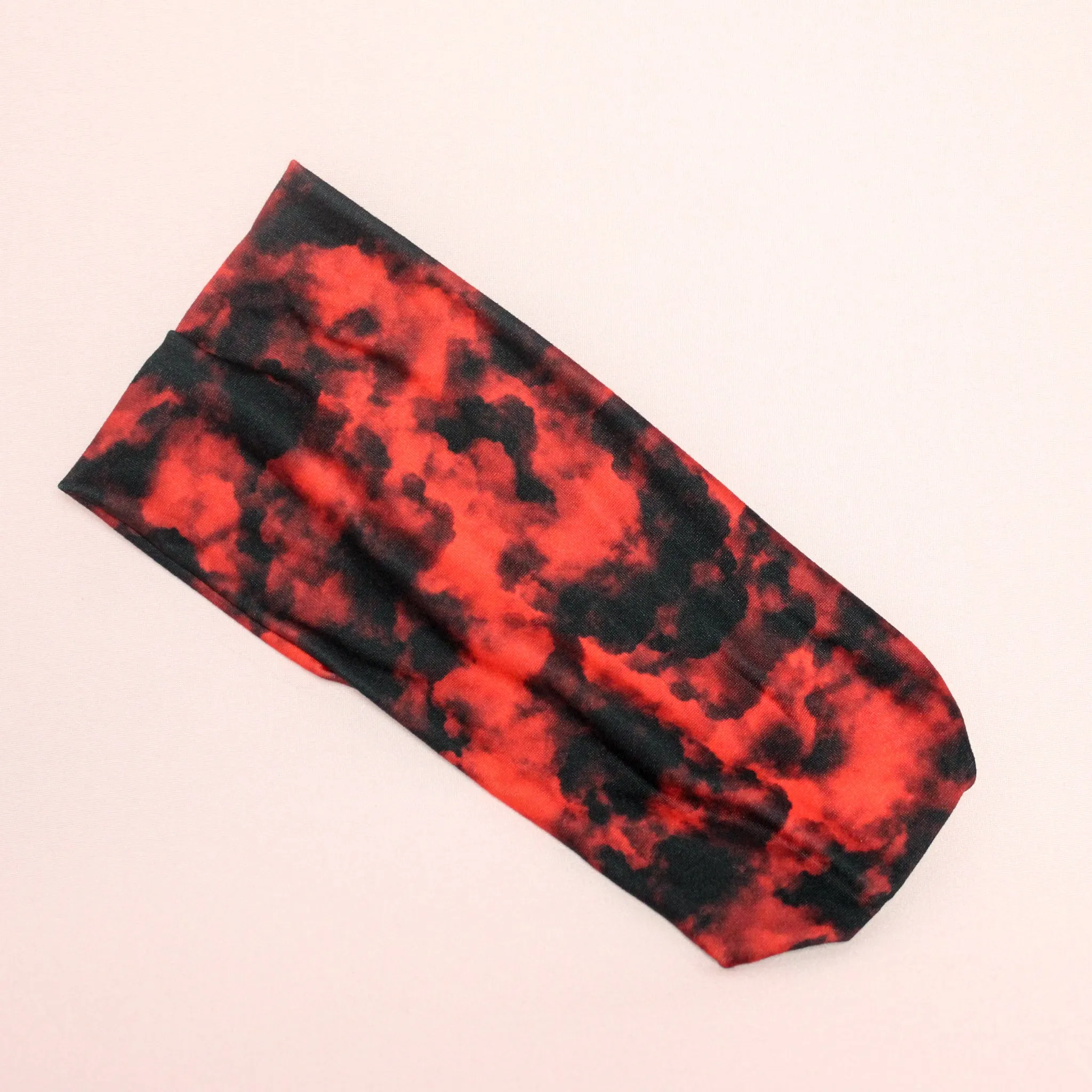Black and Red Stretch Headband