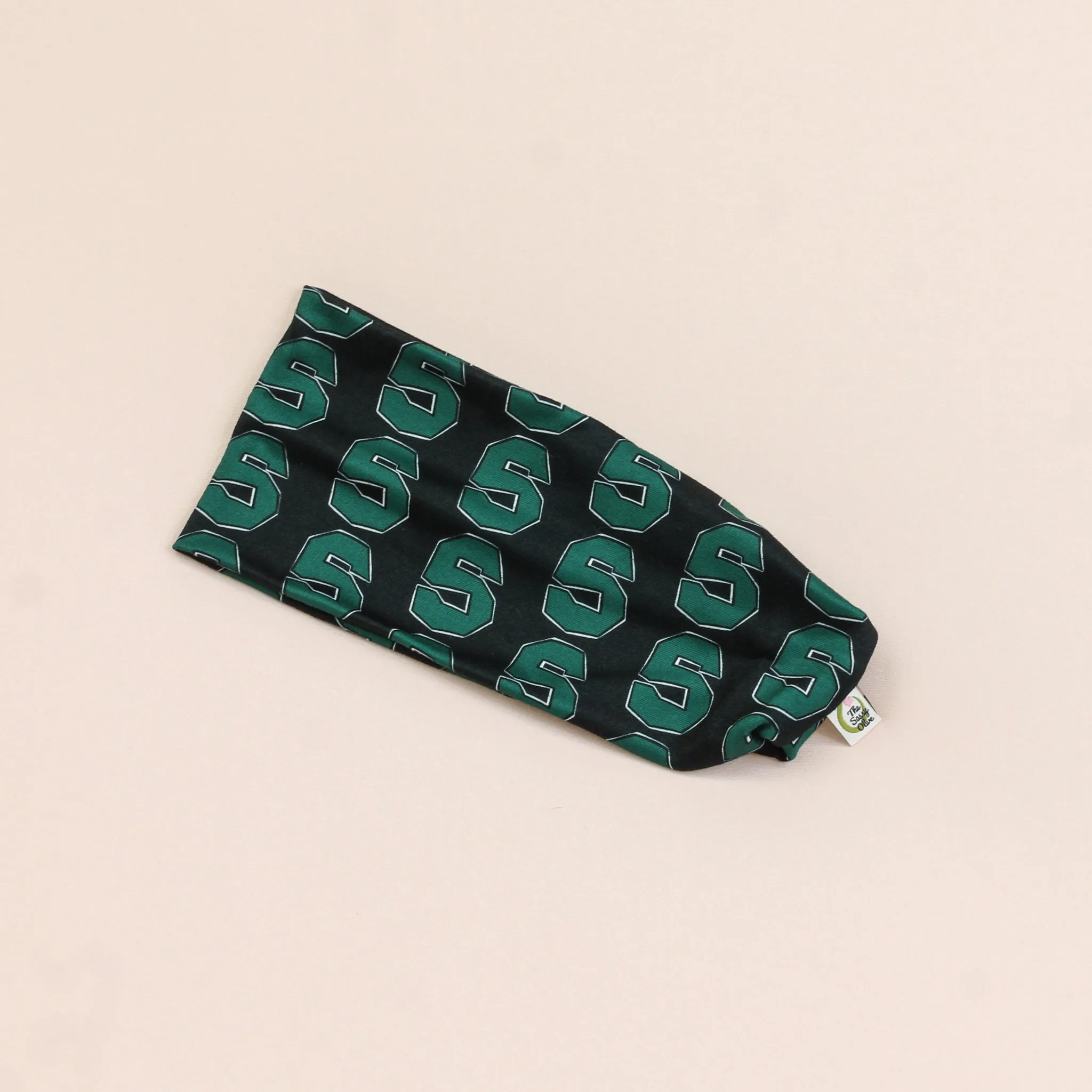 Black Michigan State Stretch Headband