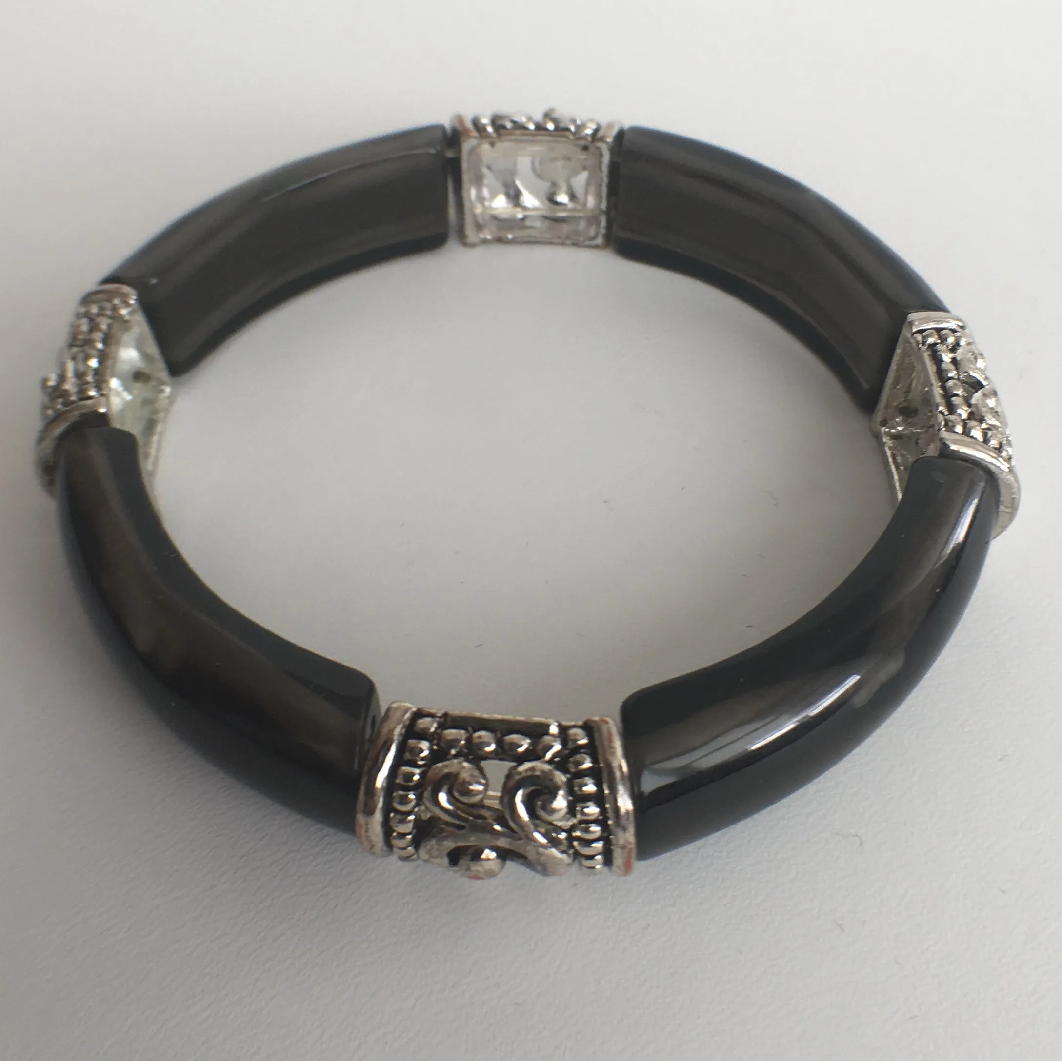 Black Stretch Bracelet