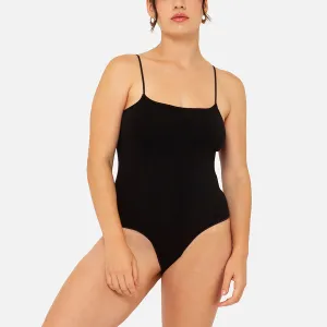 Bodysuit de tirante delgado Stretch