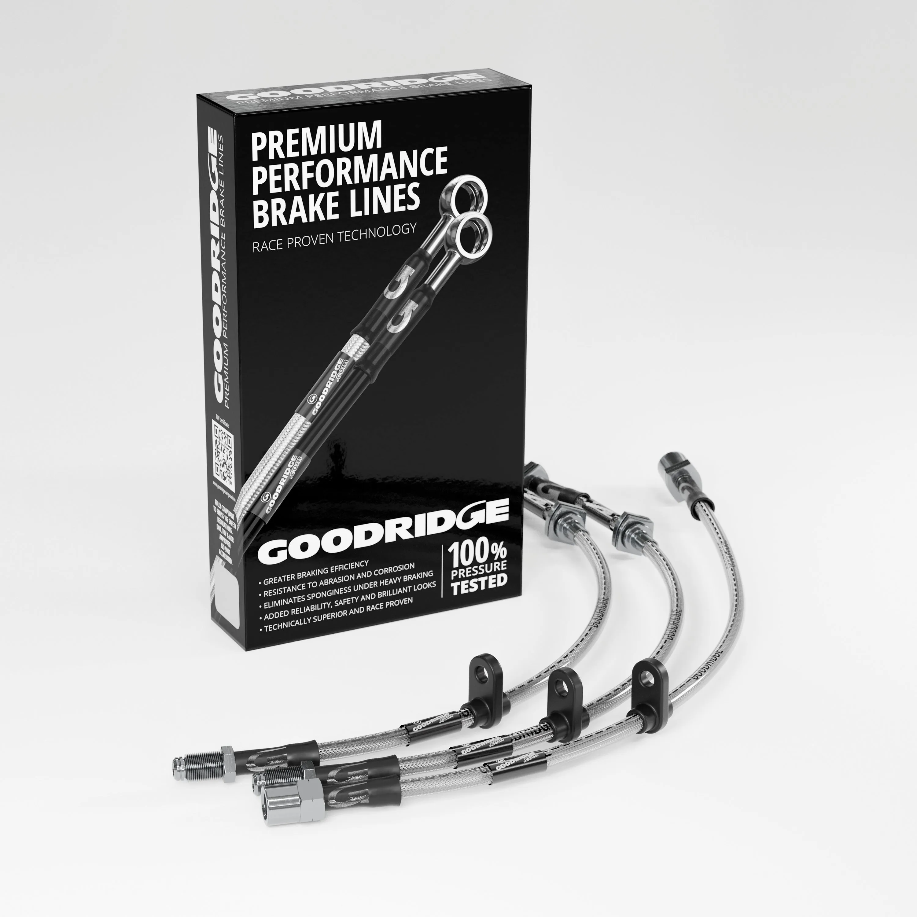 BRAKE HOSE KIT FOR ASTON MARTIN DBS V8 1969 - 1972