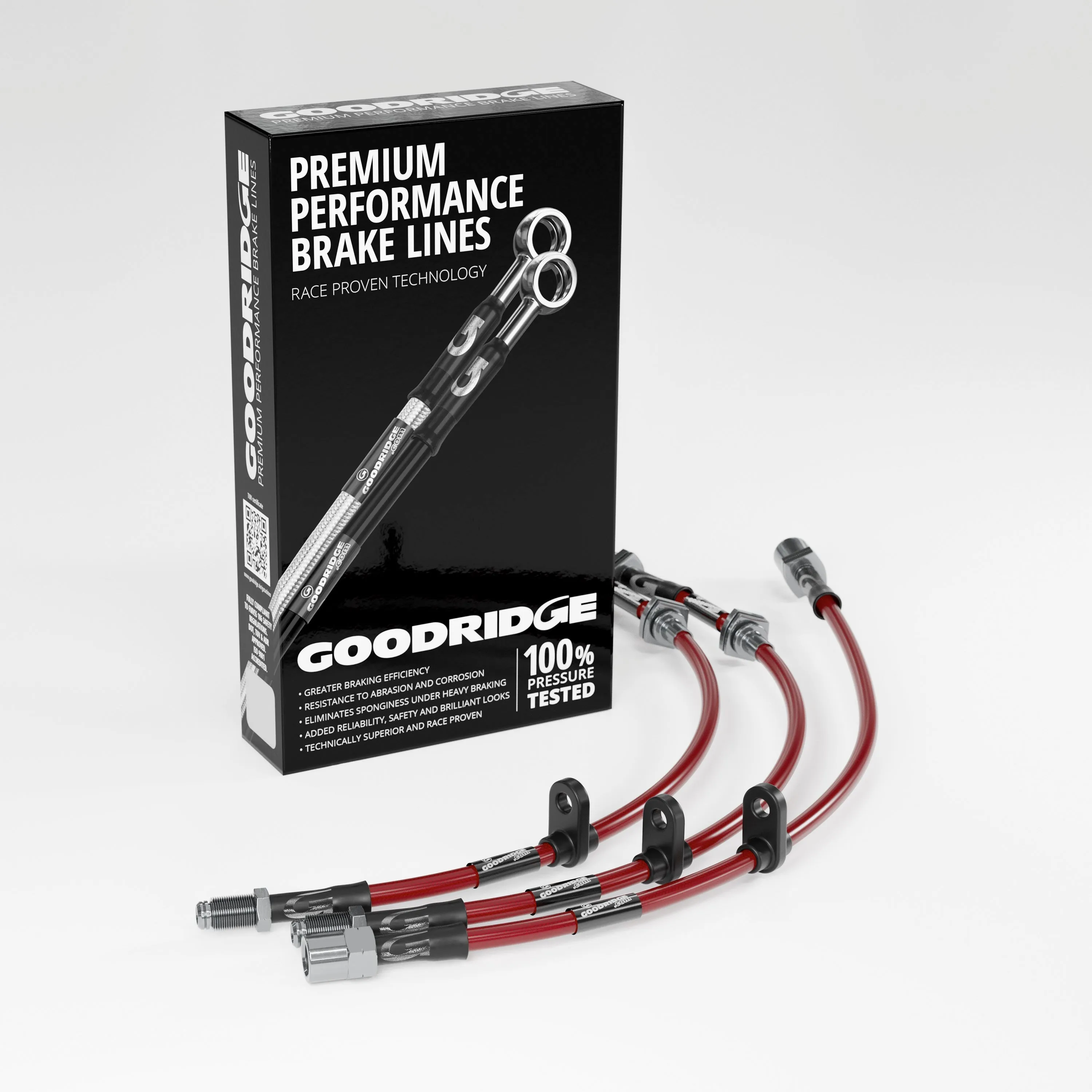 BRAKE HOSE KIT FOR ASTON MARTIN DBS V8 1969 - 1972
