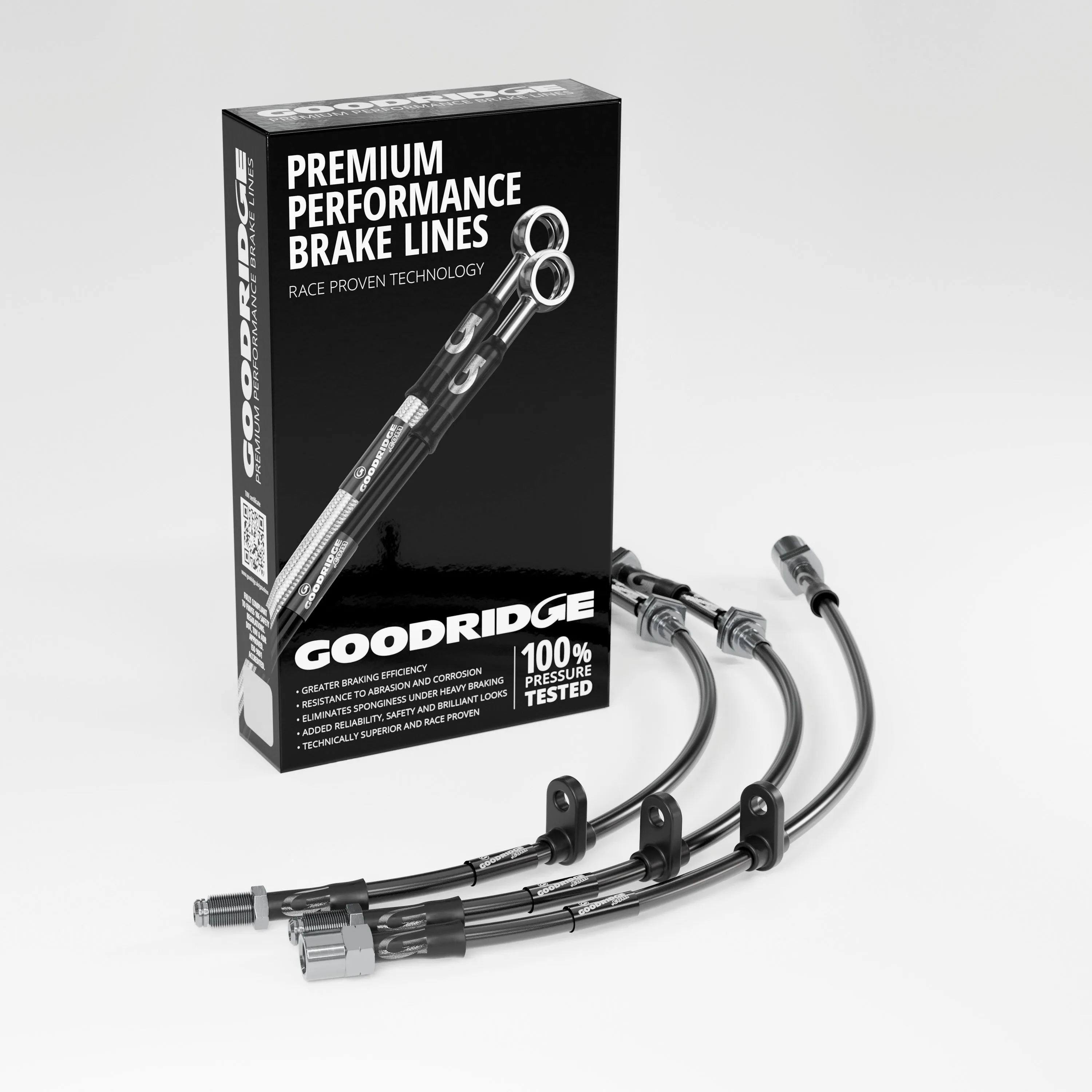 BRAKE HOSE KIT FOR ASTON MARTIN DBS V8 1969 - 1972