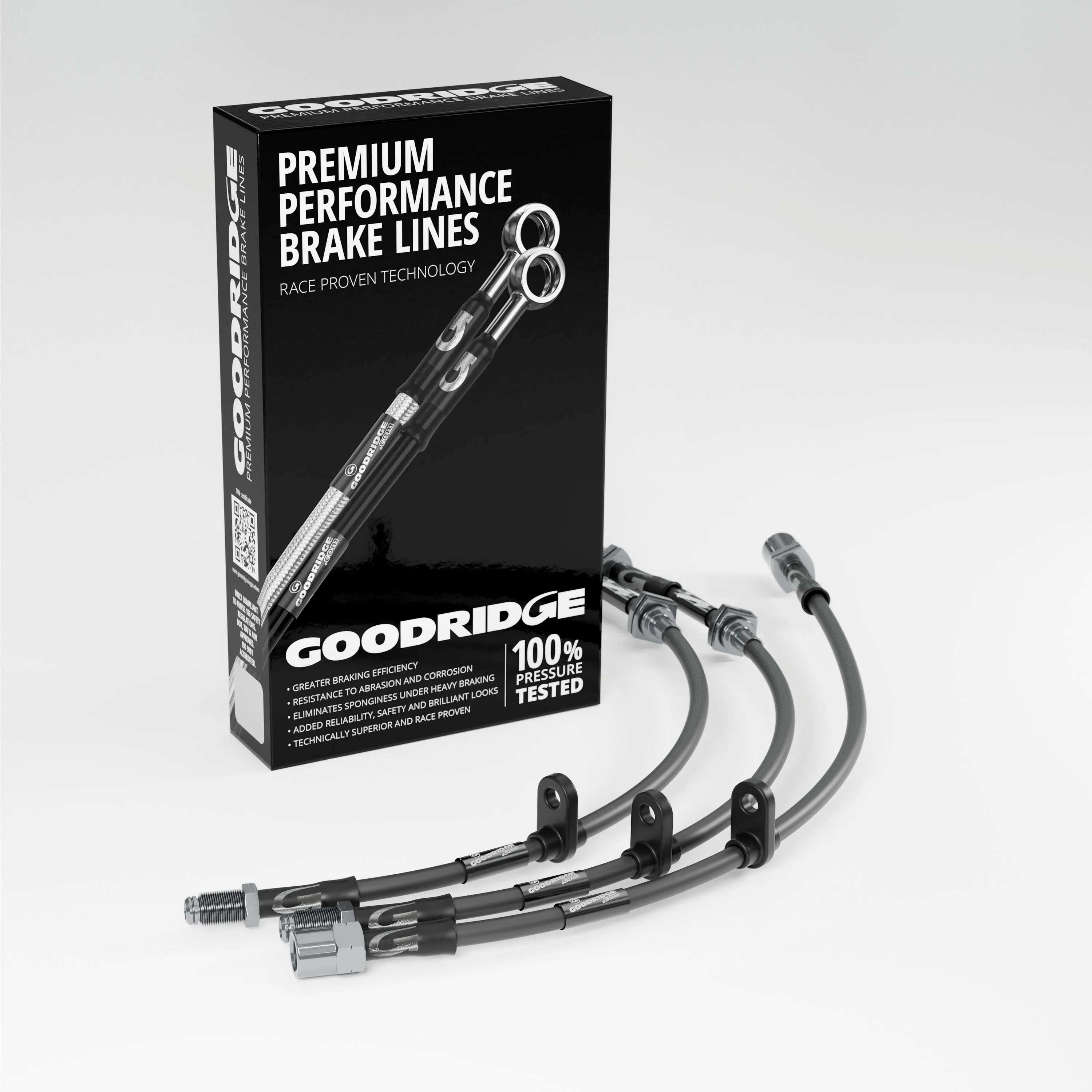 BRAKE HOSE KIT FOR ASTON MARTIN DBS V8 1969 - 1972
