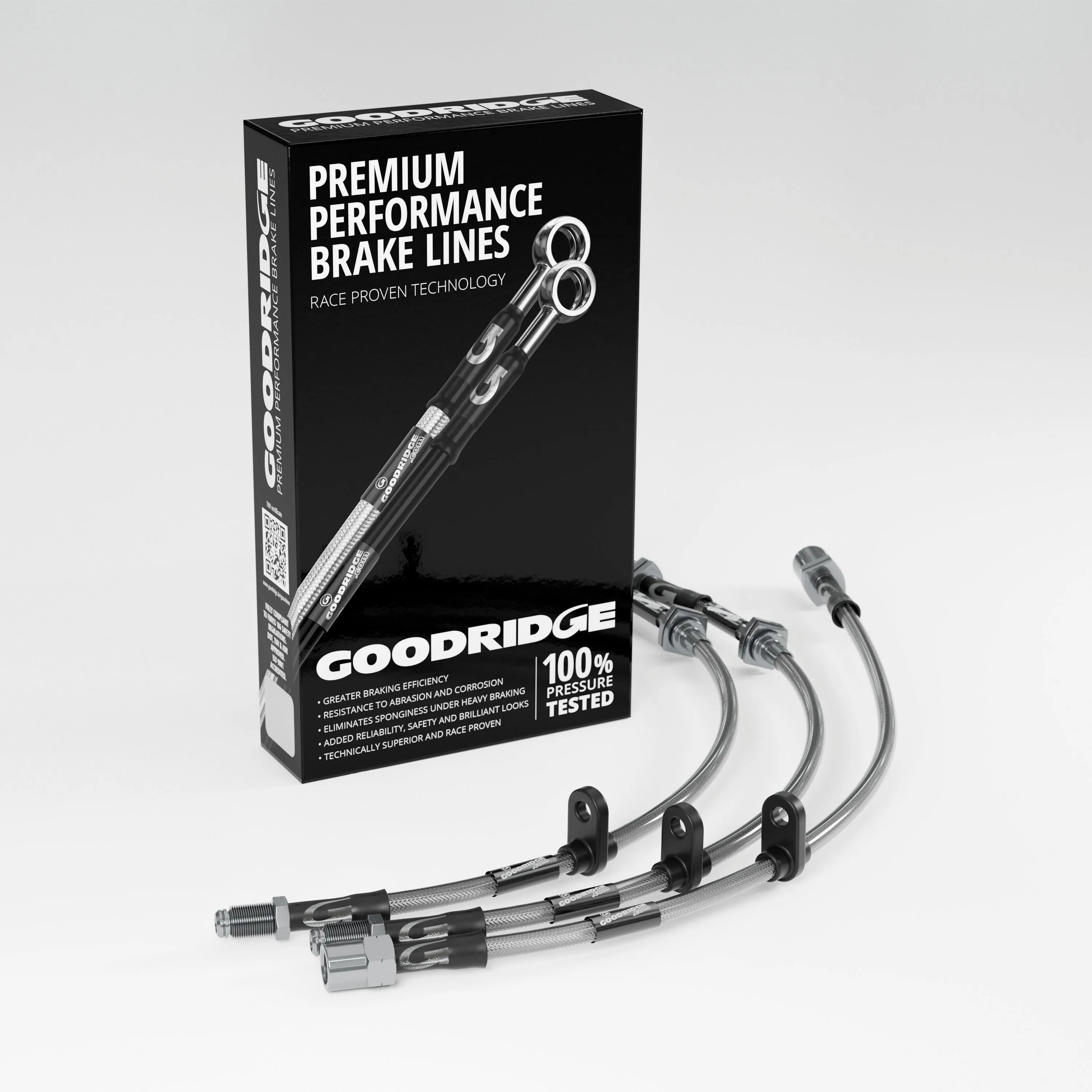 BRAKE HOSE KIT FOR ASTON MARTIN DBS V8 1969 - 1972