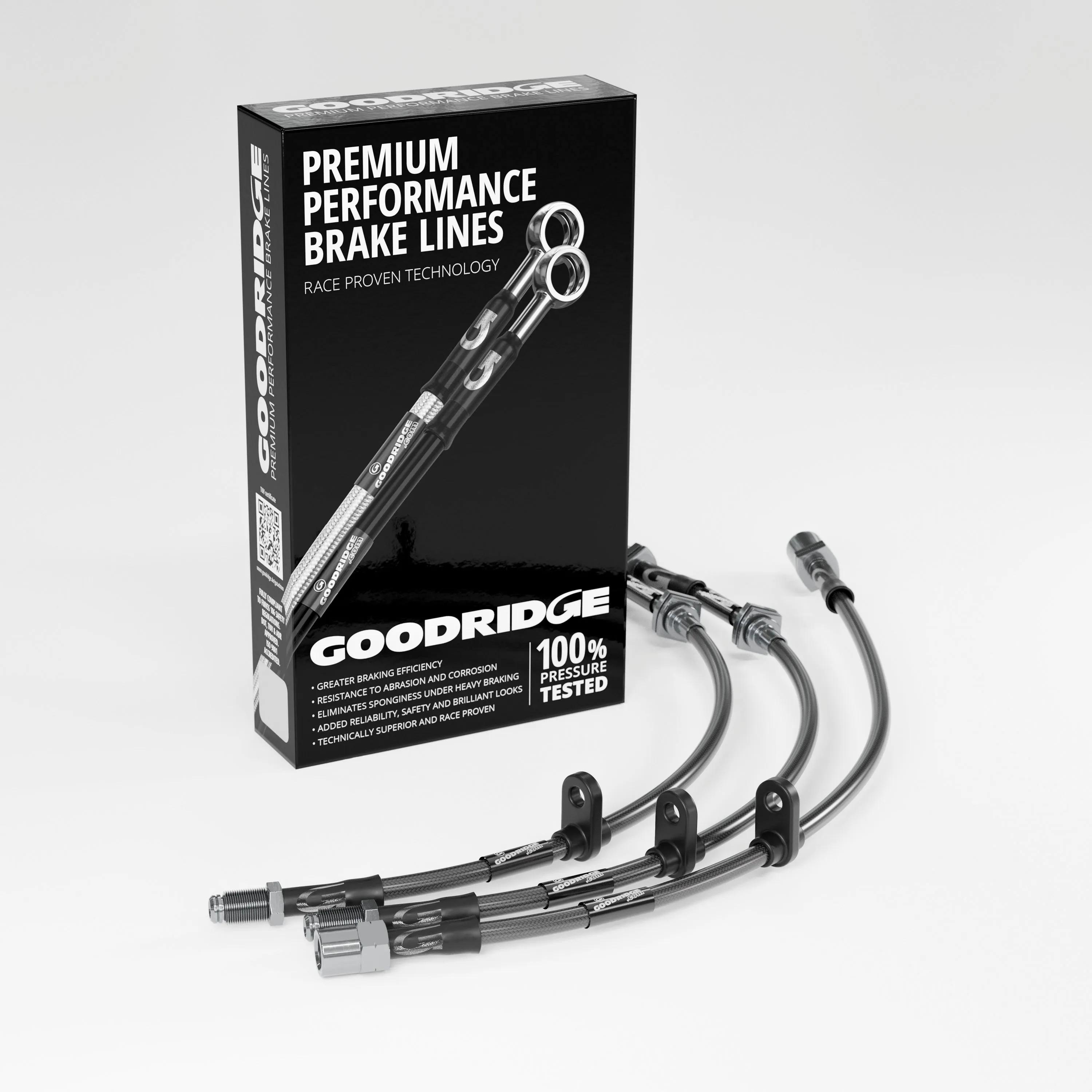 BRAKE HOSE KIT FOR ASTON MARTIN DBS V8 1969 - 1972