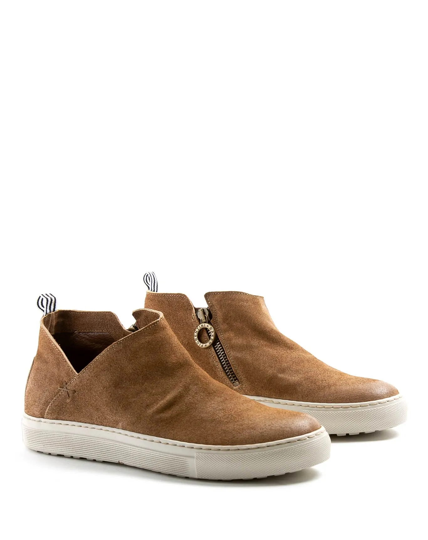 BRIE Brown Suede Sneakers