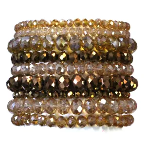 Brown Fasted Stretch Bracelets