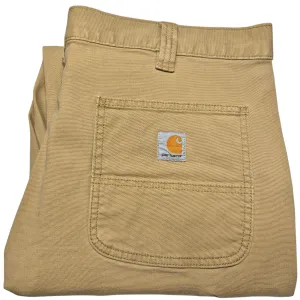 Carhartt Light Brown Relaxed Fit Stretch Canvas Pants W38