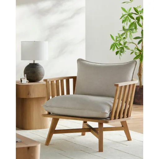 Chic Luxury Leather Accent Chair