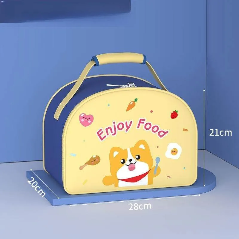 Children's Lunch Box Handbag Multi-layer Thermal Insulation Primary School Student Waterproof Handbag