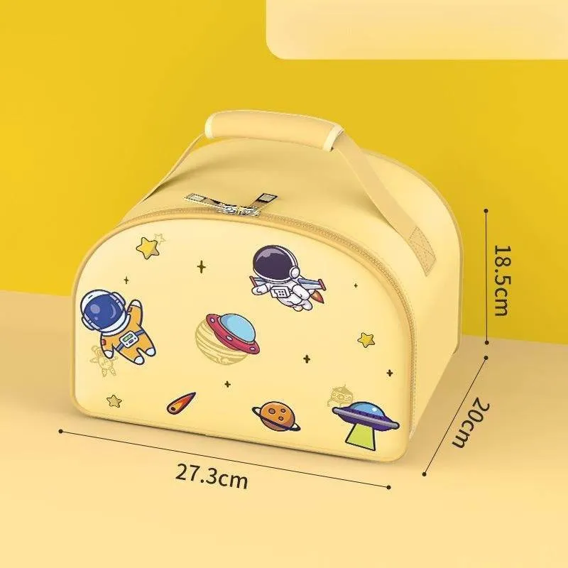 Children's Lunch Box Handbag Multi-layer Thermal Insulation Primary School Student Waterproof Handbag
