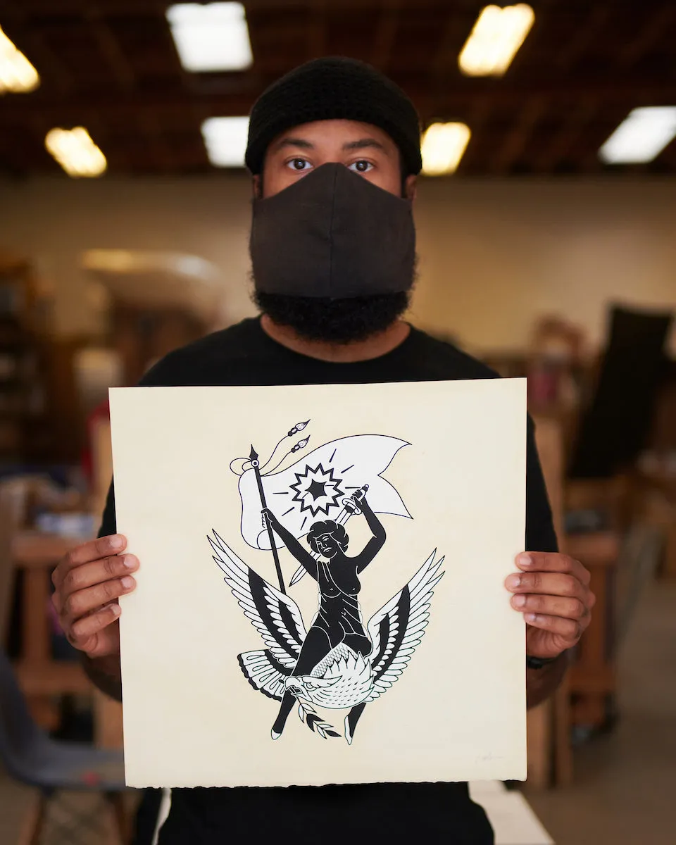 Christopher Martin - "Lady Liberation" print