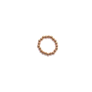 Classic 3mm Ring in 14k Rose Gold Filled Beads
